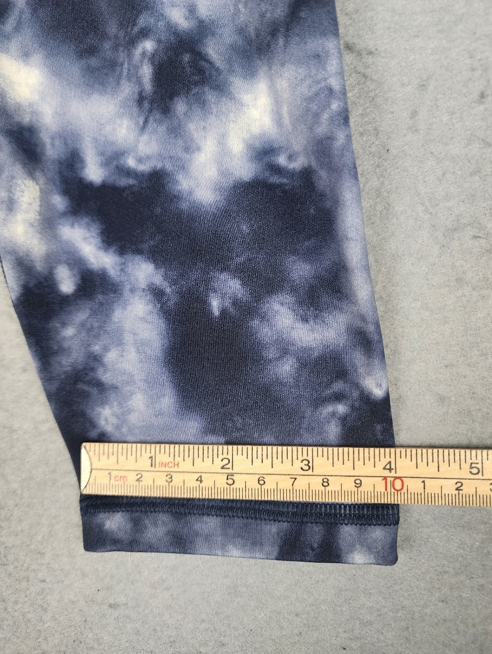 Banana Republic High Rise Legging 7/8 Length Navy/White Tie Dye XS - Picture 8 of 10
